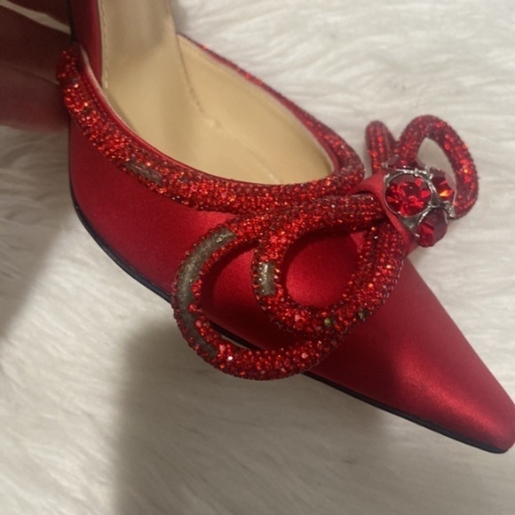 Mach & Mach Crystal Double Bow pointed toe pump size‎ 37.5EU - Picture 13 of 15